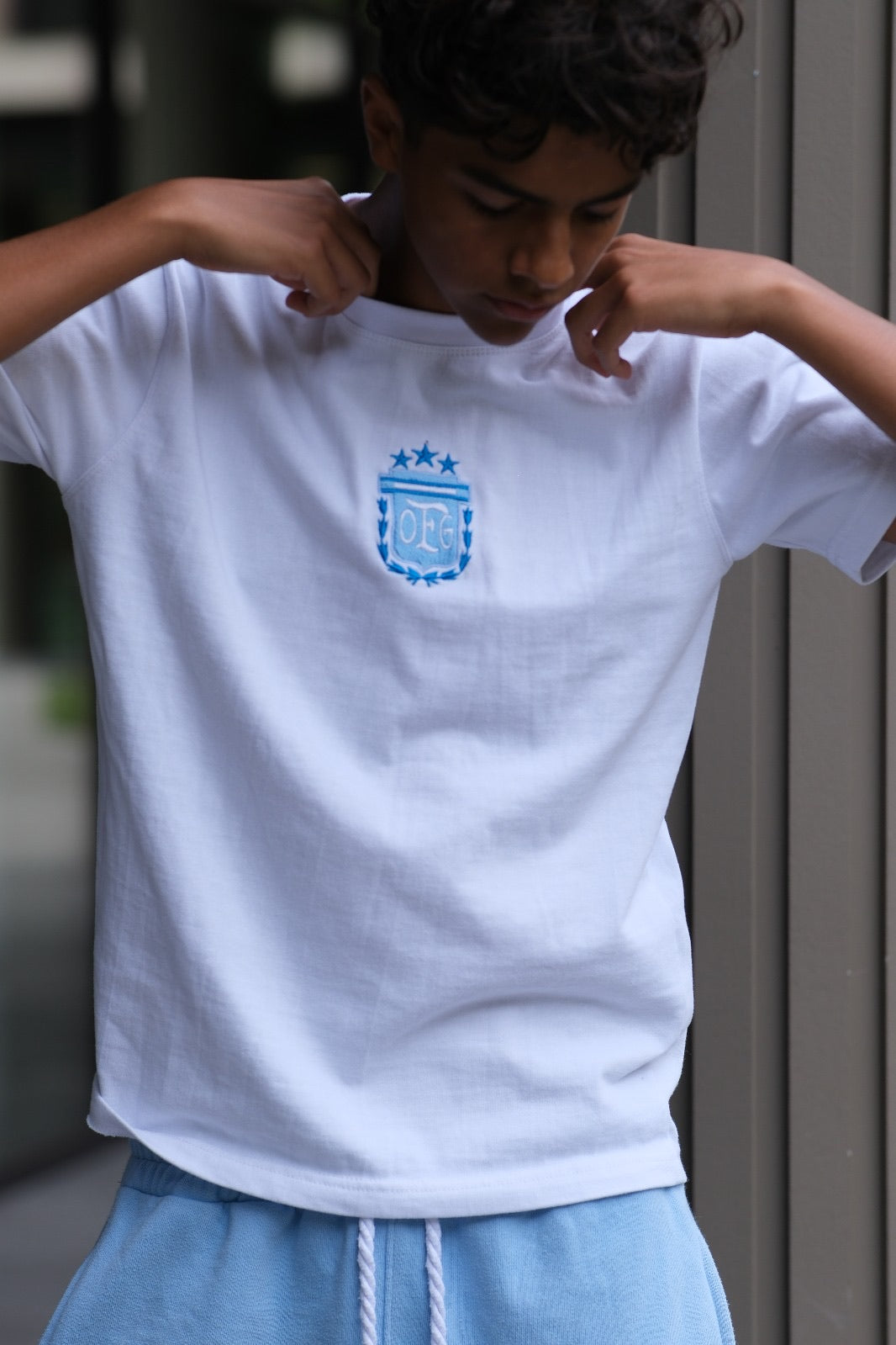 OFG - ARGENTINA INSPIRED TEE & SHORTS SET