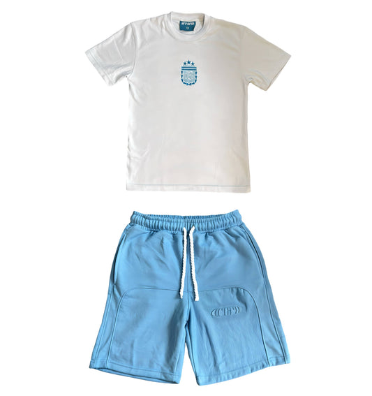 OFG - ARGENTINA INSPIRED TEE & SHORTS SET